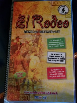 Menu photo 8 El Rodeo Urbandale, IA