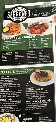 Menu photo 1 Seasoned Pub & Grill La Grange, KY Menu photo 1 Seasoned Pub & Grill La Grange, KY