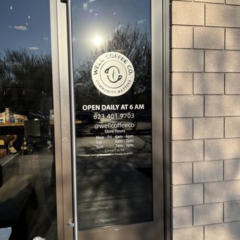 Well Coffee Co. - Hours - Coffee & Tea Near Me - Peoria, Arizona Well Coffee Co. - Hours - Coffee & Tea Near Me - Peoria, Arizona