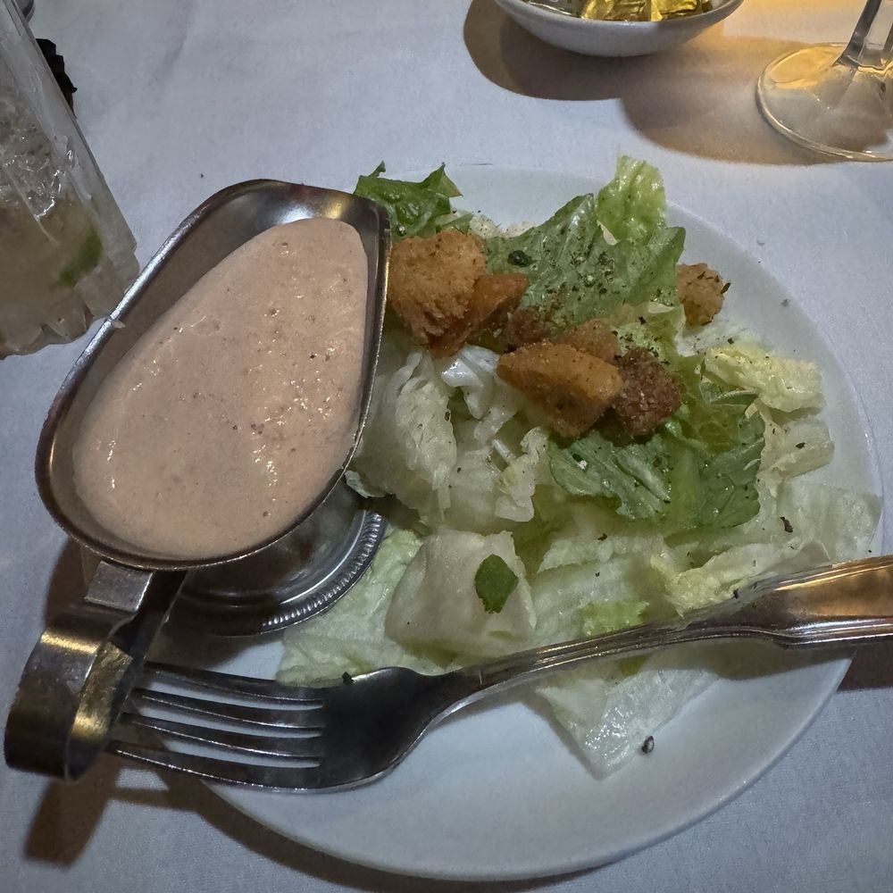 KC Steak House - Garden Salad...a $5.00 add-on - Steakhouses Near Me - Bakersfield, California