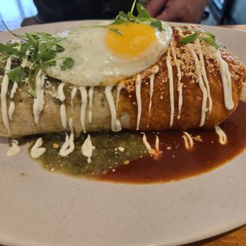 Yolked Kitchen - Christmas burrito - Breakfast & Brunch Near Me - Clovis, California Yolked Kitchen - Christmas burrito - Breakfast & Brunch Near Me - Clovis, California