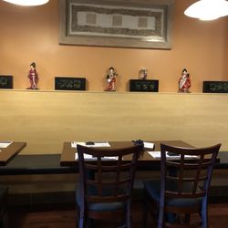 Nara Sushi - Inside decor and seating