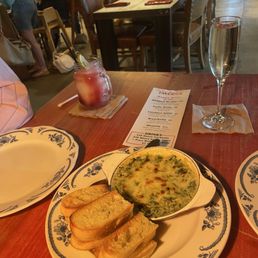 *Spinach Artichoke Dip* Sangria Swirl & Champagne Brut *Spinach Artichoke Dip* Sangria Swirl & Champagne Brut