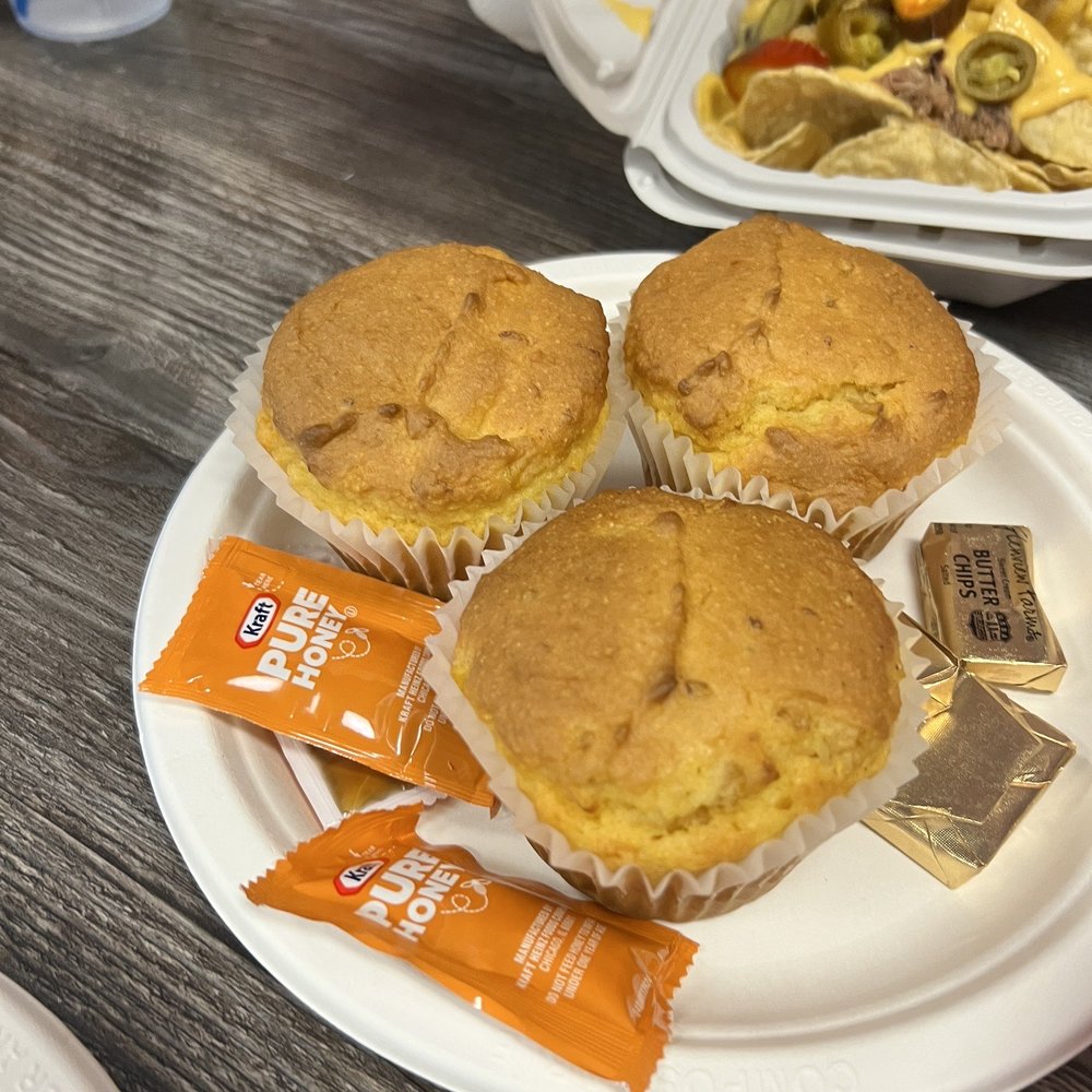 Big John's Texas BBQ - Cornbread muffin - Barbeque Near Me - Page, Arizona Big John's Texas BBQ - Cornbread muffin - Barbeque Near Me - Page, Arizona