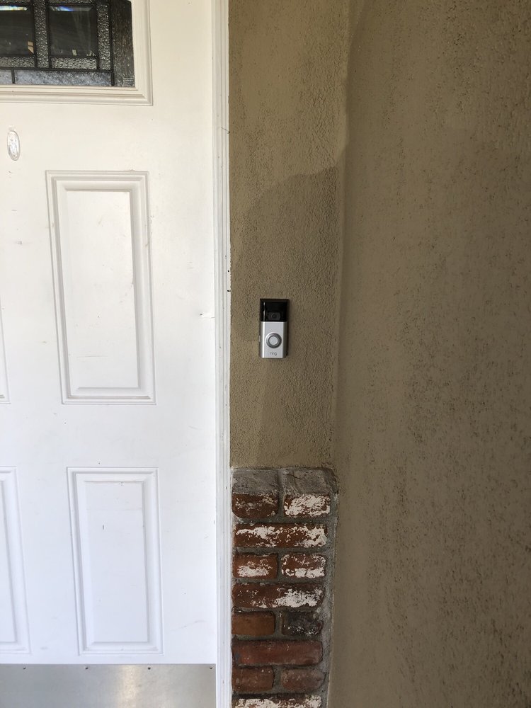 Slide of Ring Doorbell Installation Guy