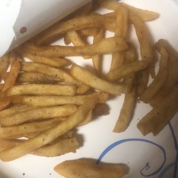 Burger King - Black flakes is not pepper, but burnt crispy stuff. We threw our food away. - Burgers Near Me - Hazlet, New Jersey