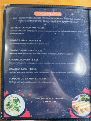 Menu photo 3 Thai Taste DuPont, WA