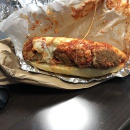 Meatball parm hero Meatball parm hero