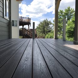 Colorado Deck and Patio - Fresh looking Rustic Walnut decking at a project in Highlands Ranch, CO.