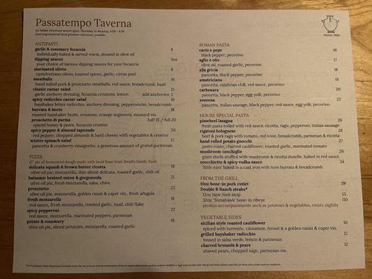 Menu photo 3 Passatempo Taverna Walla Walla, WA