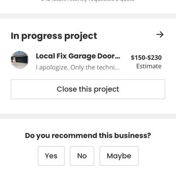 Local Fix Garage Doors And Gates - Quoted amount - Garage Door Services Near Me Local Fix Garage Doors And Gates - Quoted amount - Garage Door Services Near Me