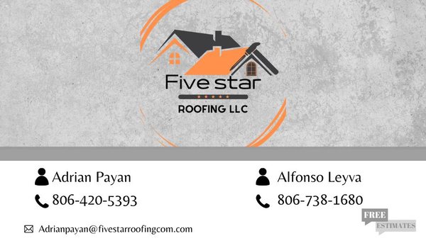 Five Star Roofing Logo