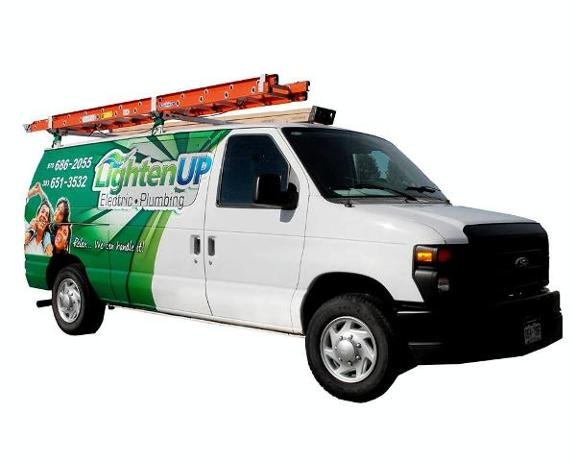 Slide of Lighten Up Plumbing, Heating, Cooling and Electric