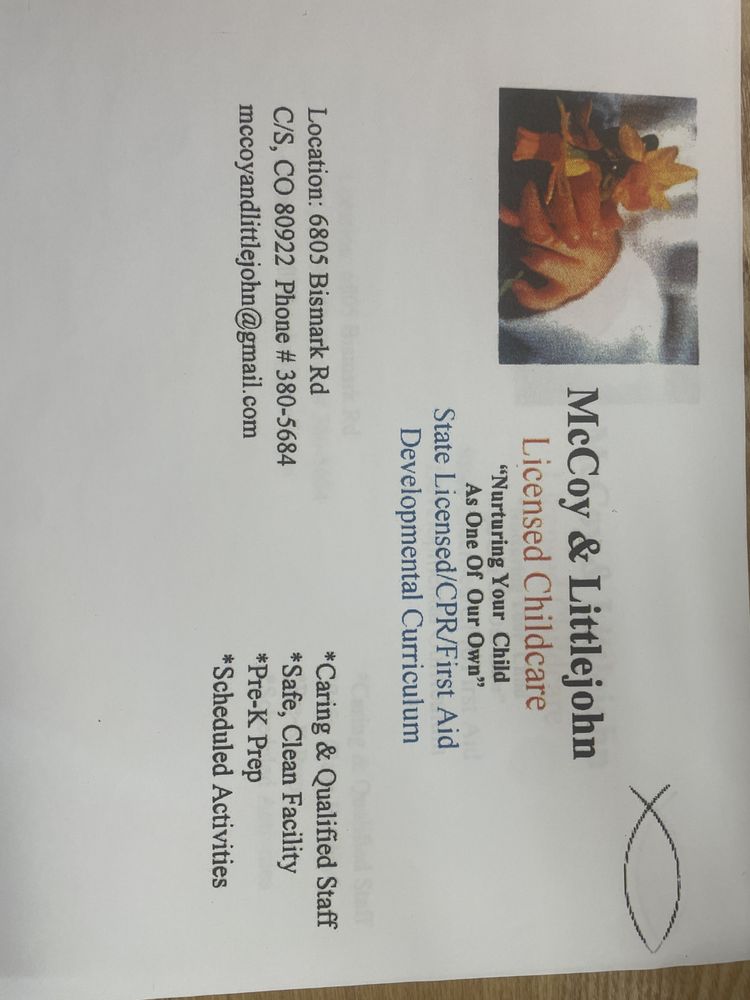 McCoy / Littlejohn Child Care Center - childcare center in Colorado Springs, CO