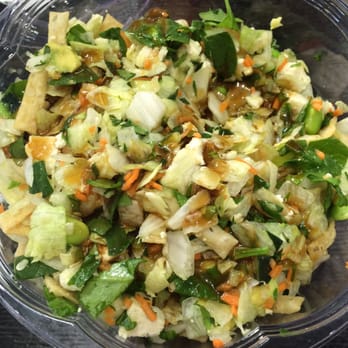 Chop Stop - Asian chop with tofu instead of chicken and added avocado - Salad Near Me - Glendale, California Chop Stop - Asian chop with tofu instead of chicken and added avocado - Salad Near Me - Glendale, California