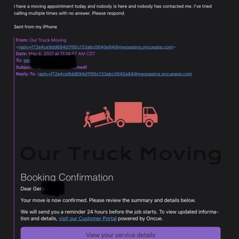 Our Truck Moving - Movers Near Me