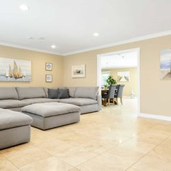 Gratitude Lodge - Living Room at Gratitude Lodge's Newport Beach Drug Rehab Center