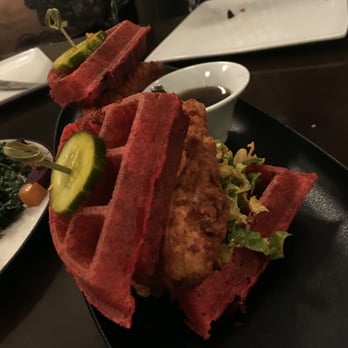 Therapy - Red velvet chicken and waffles! - Bars Near Me - Las Vegas, Nevada Therapy - Red velvet chicken and waffles! - Bars Near Me - Las Vegas, Nevada