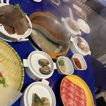Malubianbian - Beef tongue, black beef stomach and shellfish etc - Hot Pot Near Me - Tustin, California