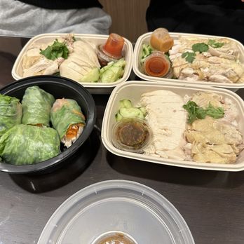 Rooster & Rice - chicken spring roll and hainan chicken - Thai Near Me - San Francisco, California