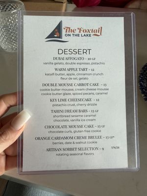 Menu photo 6 The Foxtail on the Lake Des Plaines, IL