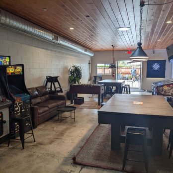 Old Town Coffee - Arcade Including: Pinball Machine, Game Cabinets, Pool Tables, Foosball and Darts - Coffee & Tea Near Me - Goleta, California