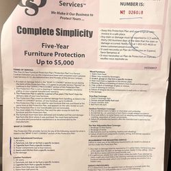 Photo of Warranty - front page.