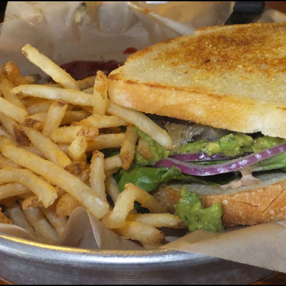 Bar 101 Eats & Drinks - "The San Francisco," after I put it all together, and was ready to bite into it.Delicious! - Sports Bars Near Me - Roseville, California Bar 101 Eats & Drinks - "The San Francisco," after I put it all together, and was ready to bite into it.Delicious! - Sports Bars Near Me - Roseville, California