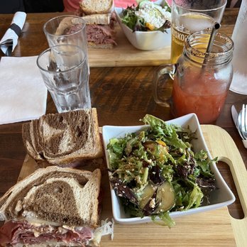 Main St. Delicatessen - 1/2 Reuben with Mixed Green Salad - Delicatessen Near Me - Bracebridge, Ontario Main St. Delicatessen - 1/2 Reuben with Mixed Green Salad - Delicatessen Near Me - Bracebridge, Ontario