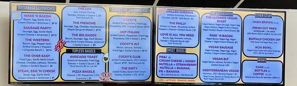 Menu photo 1 Cocky's Bagels North Olmsted, OH Menu photo 1 Cocky's Bagels North Olmsted, OH