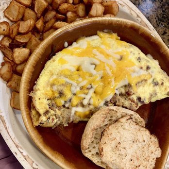 Another Broken Egg Cafe - Supreme Omelette and Potatoes - Breakfast & Brunch Near Me - Nashville, Tennessee