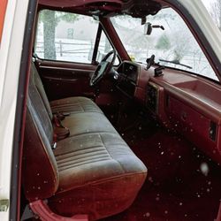 Work & Play Professional Detailing - 1987 F-150 truck with new door gaskets, interior detail, and sound system