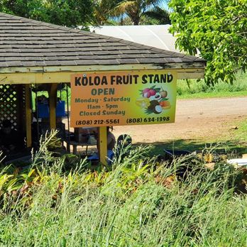 Koloa Fruit Stand - Banner. - Fruits & Veggies Near Me - Koloa, Hawaii