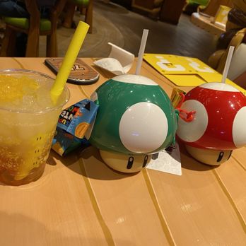 Toadstool Cafe - Drinks, souvenir cups - Cafes Near Me - Universal City, California Toadstool Cafe - Drinks, souvenir cups - Cafes Near Me - Universal City, California