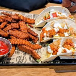 Alter Brewing + Kitchen - Crispy shrimp tacos
