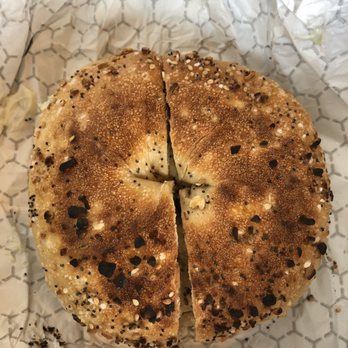 The Bagelry - everything bagel with scallion cream cheese ($3.50) Bad angle but it was so fluffy - Bagels Near Me - Cedar Knolls, New Jersey The Bagelry - everything bagel with scallion cream cheese ($3.50) Bad angle but it was so fluffy - Bagels Near Me - Cedar Knolls, New Jersey