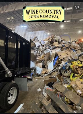 5 years of junk -  This was five years of accumulation. The customer was able to move it all into one pile so we were able to pull up and load on the spot. It did take five loads. We were able to get it all in one day and give him a space back.  5 years of junk -  This was five years of accumulation. The customer was able to move it all into one pile so we were able to pull up and load on the spot. It did take five loads. We were able to get it all in one day and give him a space back. 