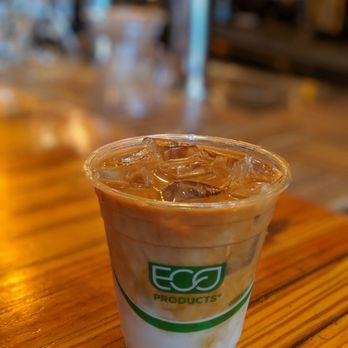 Panther Coffee - Ice latte with oat milk - Coffee & Tea Near Me - Miami, Florida Panther Coffee - Ice latte with oat milk - Coffee & Tea Near Me - Miami, Florida
