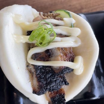 Kan Sushi - Garlic pork bun - Sushi Bars Near Me - Honolulu, Hawaii Kan Sushi - Garlic pork bun - Sushi Bars Near Me - Honolulu, Hawaii