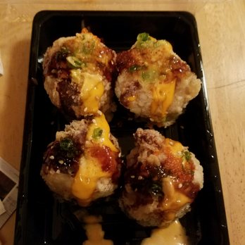 Genki Ya - Red Sox Bases roll  don't let the bean curd throw you off, it's SO good - Sushi Bars Near Me - Brookline, Massachusetts