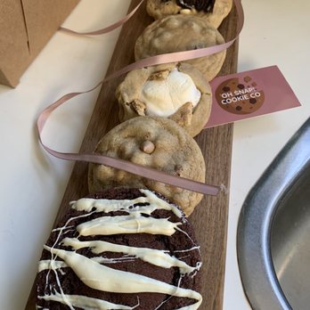 Oh Snap! Cookie Co - Cookie Lineup - Red Velvet, Don't Be Salty, Gimme S'more, Cookie Jar, Cookies & Dream, Love You So Matcha - Desserts Near Me