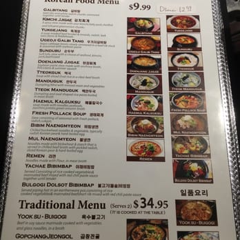 Top Chef - Menu - Korean Near Me - Simi Valley, California