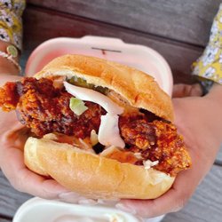 Holy Cluck - Nashville hot sandwich