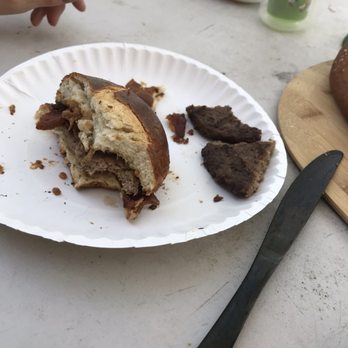 Craft'd - Hockey Puck or burger, not sure - American Near Me - Plainfield, Illinois