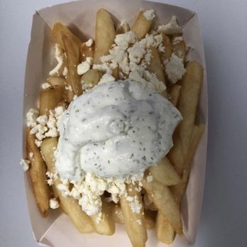 Anthony's Mediterranean Cuisine - Feta fries - Food Trucks Near Me Anthony's Mediterranean Cuisine - Feta fries - Food Trucks Near Me