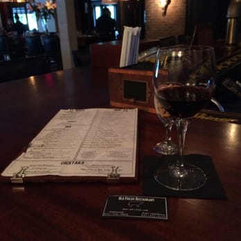 Old Fields Restaurant - The bar from the side. Beautiful!!! - New American Near Me - Port Jefferson, New York