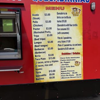 Velios Tacos - Menu - Tacos Near Me Velios Tacos - Menu - Tacos Near Me