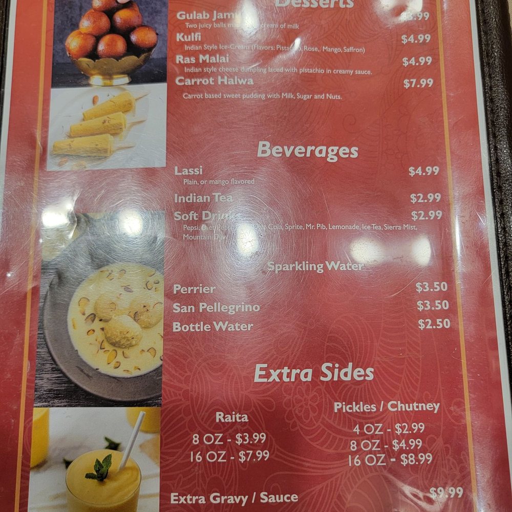 Mantra Indian Cuisine - Menu - Indian Near Me - Temecula, California