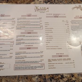Kasra Persian Grill - Menu - Persian/Iranian Near Me - Houston, Texas Kasra Persian Grill - Menu - Persian/Iranian Near Me - Houston, Texas