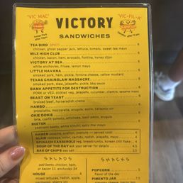 Food menu Food menu